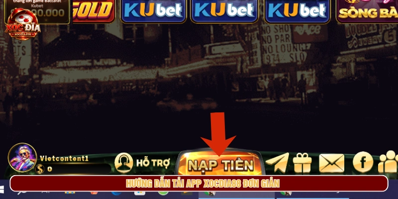 Xóc Đĩa Online - Luật Chơi, Cách Chơi, Link Truy Cập 2026 Thao tác nạp tiền trong tài khoản xóc đĩa online