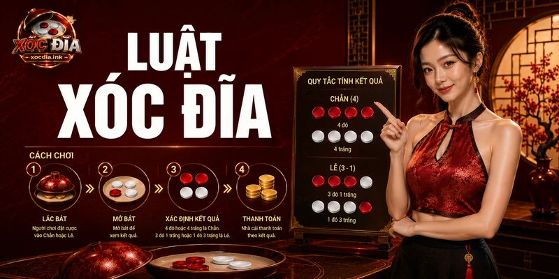 Luật Xóc Đĩa Cơ Bản Cho Người Mới Cần Biết Luật Xóc Đĩa Cơ Bản Cho Người Mới Cần Biết